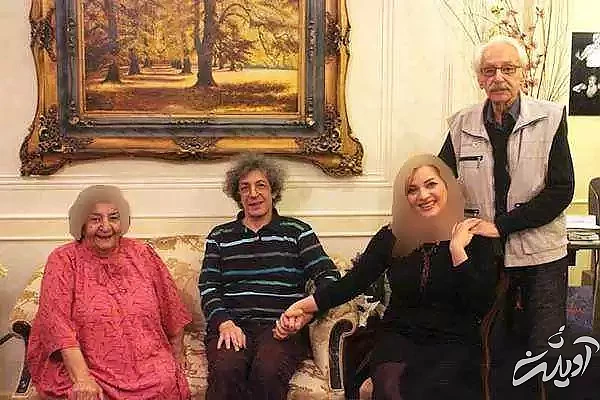 نخستین عکس از عروس آلمانی جمشید مشایخی ! - جذاب و خیلی جوانتر از پسر آقای بازیگر !